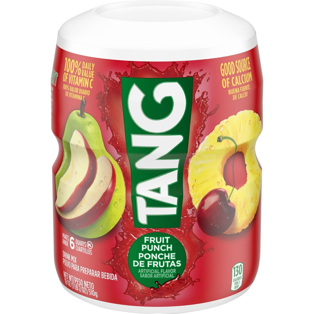 Tang Fruit Punch Artificially Flavored Powdered Soft Drink Mix, 18 oz