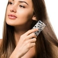 thumbnail image 3 of Shisuyan Hair Detangling Comb Sleek Sophisticated 2Pcs 4.52X2.16X0.12In, 3 of 8