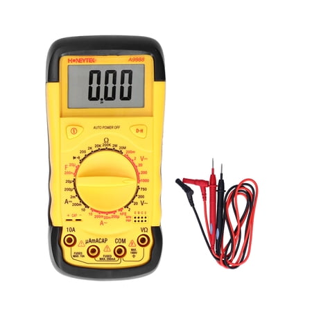 Digital Multimeter, High-Accuracy LCD Multimeter Multimeter Multi ...