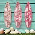 thumbnail image 3 of Dserhfy 3Pcs/Set Wooden Hibiscus Surfboard Wall Decoration Farmhouse Rustic Surfboard Wall Art Home Bedroom Living Room Bathroom Wall Decorative Sign, 3 of 8