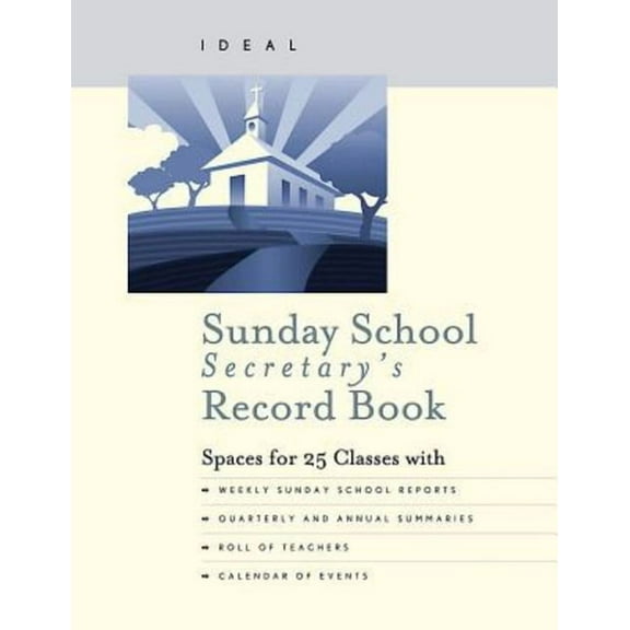 Ideal Sunday School Secretary's Record Book, (Hardcover)