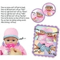 thumbnail image 2 of Lissi: 16" Interactive Baby Doll Alexa - Pink-Grey-Polka Dot-Bow Outfit & Hat, Sounds & Moving Face, Bottle & Pacifier, Roleplay Toy, Kids-Toddlers 2+, 2 of 11
