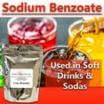 thumbnail image 4 of Sodium Benzoate, 2 Lbs (Pounds), 100% Food Grade Safe, Preservative, Additive, 4 of 4