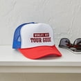 thumbnail image 4 of CafePress - Worlds Best Tour Guide - Adjustable Unisex Printed Trucker Hat with Mesh Back, 4 of 10