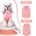 thumbnail image 4 of BT Bear Small Dog Sweater with D-ring, Polar Fleece Dog Jacket with Zipper, Warm Dog Coat Outfits for Puppy Small Dogs Girl Boy Blue XS, 4 of 6