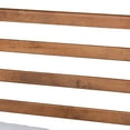 thumbnail image 5 of Baxton Studio Shiro Mid-Century Engineered Wood Platform Bed, Twin, Ash Walnut, 5 of 9
