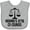 AC-Heather Grey, variant on Inktastic Mommy Little Co Counsel Lawyer Boys or Girls Baby Bib