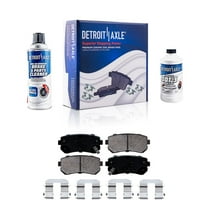Detroit Axle - Rear Ceramic Brake Pads for Hyundai Elantra Sonata Tucson Accent Kia Sportage Cadenza Forte Koup Rio Rio5