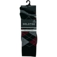 thumbnail image 5 of GoldToe Edition Mens Dress Argyle Crew Socks Assorted, 3 Pack, 5 of 5