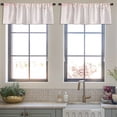 thumbnail image 4 of LALILO Kitchen Curtain Valance Spring Cherry Blossom Rod Pocket Window Curtain 52"x 18" Set of 2, 4 of 6