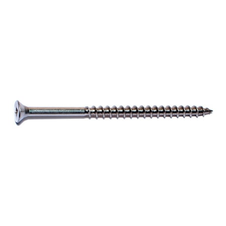 

#10 x 3-1/2 18-8 Stainless Steel Square Drive Bugle Head Deck Screws DSBSS-101