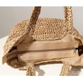 thumbnail image 4 of Kukuzhu Straw Tote Bag for Women Woven Beach Handbag Handmade Crochet Casual Straw Shoulder Bags Summer Bohemian Hobo Bags, 4 of 7