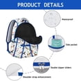 thumbnail image 4 of Stallion Dream Backpack - Waterproof School Bag with Galloping Horse Graphics - Trendy Equestrian Backpack for High School Teens, 4 of 6