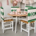 thumbnail image 3 of St. Patrick's Day, Chair Back Covers, Removable Chair Covers for Dining Chairs Set of 6, Washable Chairs Slipcovers Back Seat Protector for Wedding Party 19"x20", 3 of 9