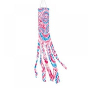 Seasonal Windsock Flag for Outside Spring Summer Fall Winter Outdoor Hanging Decor Tie Dye Wind Socks Spinners for Garden Yard Decoration 5 x 39.37 Inch