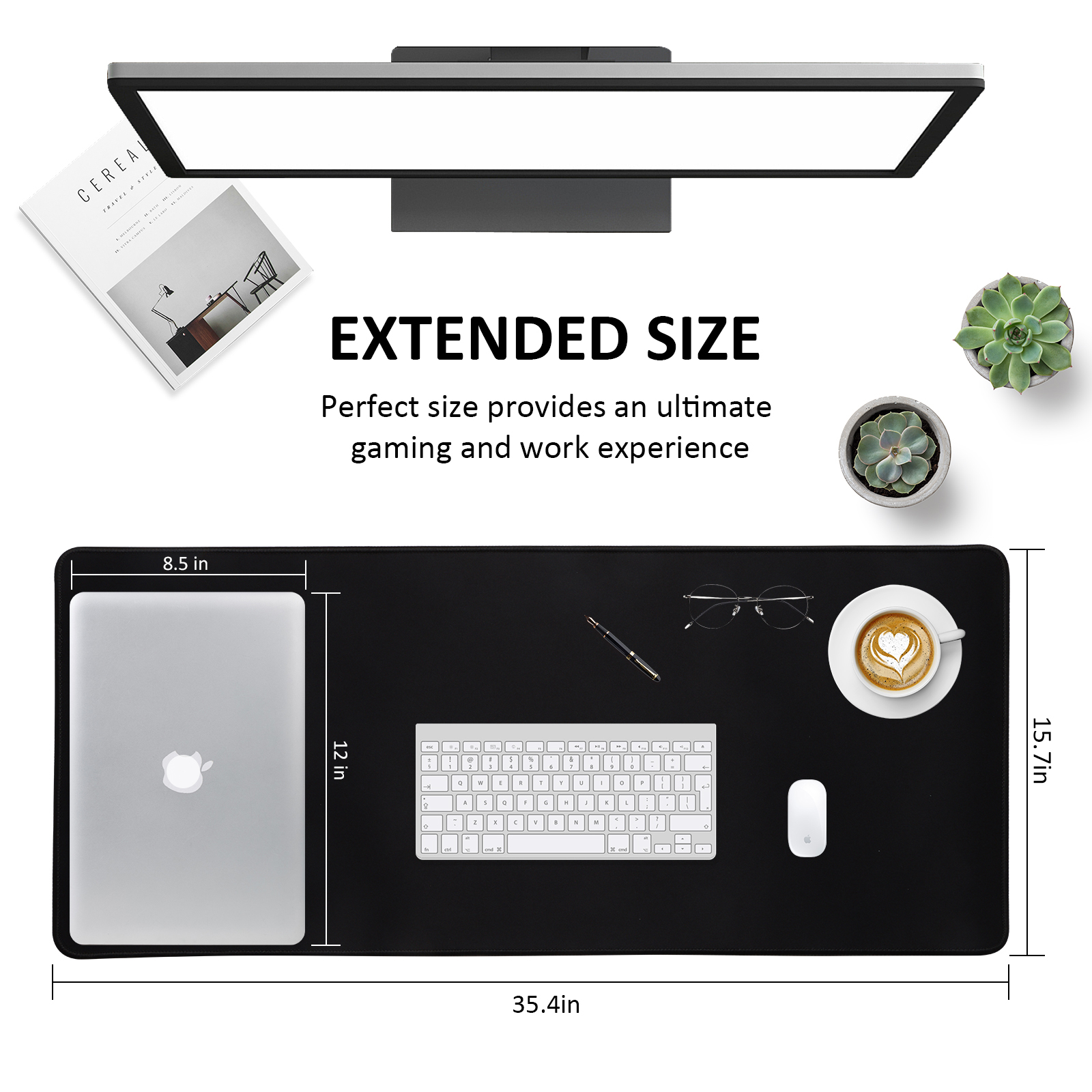 Jahosin Extended Gaming Mouse Pad, 35.4 x 15.7 Inches photo 7