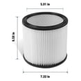 thumbnail image 3 of Reemplazo de robots de barrido Filtro Hepa de repuesto para Shop Vac 90304 90350 90304, 90585, 3 of 5
