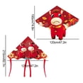 thumbnail image 3 of 2026 Smiling Horse Theme Outdoor Kite Toy for Children, with 100-meter String, Cartoon Plastic Material, Suitable for Interactive Games, 3 of 8