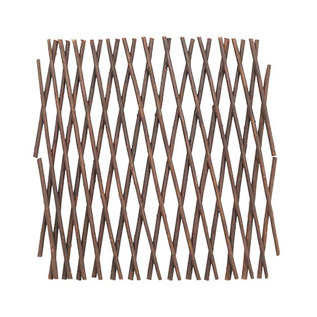 Valla De Jardín De Madera, Pared Decorativa De Plantas Naturales Y Duraderas Para Patio - 40x20cm Sauce