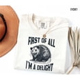 thumbnail image 3 of Funny Raccoon T-Shirt: Sarcastic Womens Tee, 3 of 6