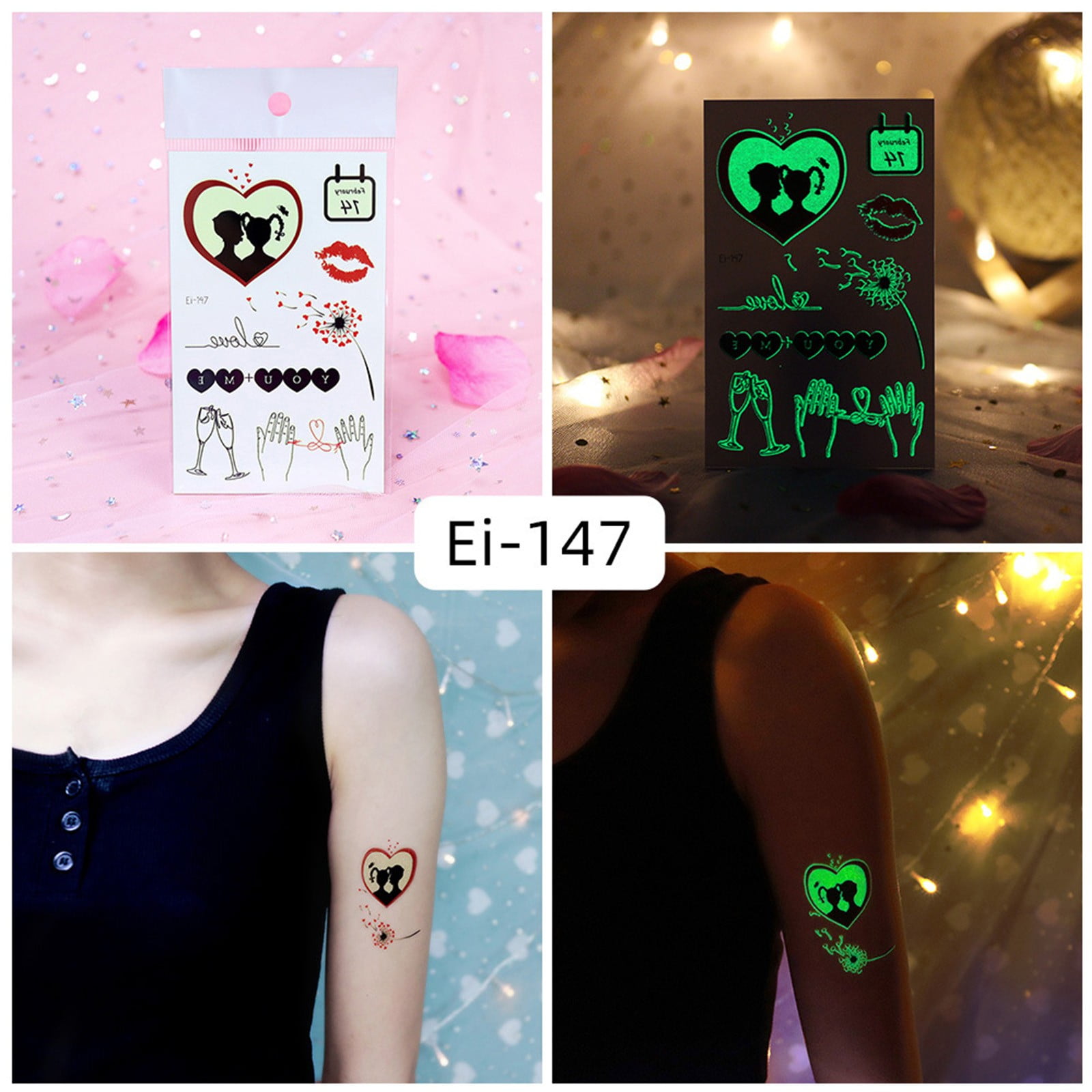 GIRLS TATTOOS BUMPER PACK 50 TEMPORARY STICK ON TATTOO REMOVABLE Gift Kids Girl 