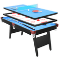 thumbnail image 3 of Fiziti 5.5 FT 3 in 1 Ping-Pong Pool Table,Billiard Tables Combo,Hockey Table,Multigame Table Tennis for Kids and Adults, for Family Game Room,Blue, 3 of 15