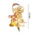 Brondbend Lighted Christmas Outdoor Yard Decorations,Christmas Dog