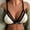 White, variant on Alluring Women Cage Bra Elastic Cage Bra Strappy Hollow Out Bra Bustier