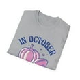 thumbnail image 4 of Football Halloween October Pink Lover Men Women T-shirts, 4 of 4