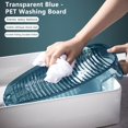 thumbnail image 2 of Durable Pet Material Washing Board Hand Washing Board Translucent Gray Laundry Hand Washing Board Durable Stable Easy to, 2 of 5