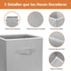 thumbnail image 3 of Cajas de Almacenamiento Plegables de Tela, Cubos de Almacenamiento 28 cm, Juguetero Organizador Infantil para Niños, Cajas Organizadoras Contenedores para Clósets, Cajas para Ropa（10pcs）, 3 of 14