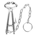 thumbnail image 1 of Cow Nose Lead, Smooth Surface Premium Galvanized Steel Cow Nose Lead, For Cattle Cow Nose, 1 of 8