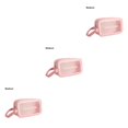 thumbnail image 2 of Ounissouiy Bolsa de cosméticos Bolsa de maquillaje a prueba de agua Organizador de estuche de de artículos de tocador esmerilado de viaje, rosa, Type1 NO1, 2 of 6