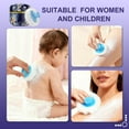 thumbnail image 6 of Body Powder Puff and Container, 3.15" Portable Dusting Powder Container with Soft Puff Loose Powder Case Box Jar with Lids for Home and Travel Use, 6 of 7