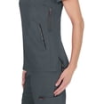 thumbnail image 3 of Koi Lite Womens Philosophy 316 Side per Scrub Top-Charcoal-XS, 3 of 3