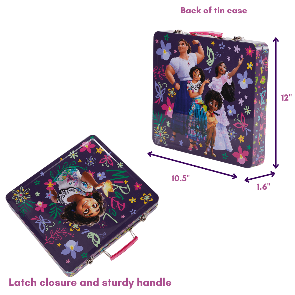 Disney Encanto Mirabel Girls Art Kit Stickers Markers Gel Pens 200 Piece Set, for Ages 3+