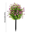 thumbnail image 3 of Árbol Artificial Realista de 50 Cm (20 Pulgadas) para Colocar En El Suelo, Ideal para Decoración de Jardines Exteriores. Estaca de Plástico Realista para Céspedes, Caminos y Paisajismo, Perfecta para, 3 of 6