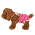 thumbnail image 4 of Apriete la correa rosa roja pañal para perros pañal para perros pantalones sanitarios para perros con tirantes uso doméstico para cachorros uso al aire libre para mascotas ANGGREK Otros, 4 of 4
