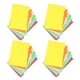 thumbnail image 4 of Cute Dividers 24Pcs Binder Organizers Classification Tabs Assorted Color Rectangle Shape Easy Management Students Professionals, 4 of 5