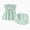 012toddler girl clothes Green, variant on Toddler Baby Girl Outfits Solid Summer Clothes Infant Waffle Short Sleeve Shirt Tops Cute Shorts Set Kaprioy Toddler Girl Clothes 18 24 Months 2T 3T 4T 5T 6T 7T 8T