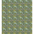 thumbnail image 3 of Floral Duvet Cover Set, Colorful Flower Assortment Spring Beauty, Decorative 3 Piece Bedding Set with 2 Pillow Shams, Queen Size, Reseda Green Multicolor, by Ambesonne, 3 of 3