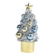 thumbnail image 4 of Adorno de mesa con forma de árbol de Navidad, con figura de bola y pentagrama. Plata, 4 of 9
