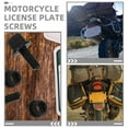 thumbnail image 3 of CUITING 8 Pcs Motorcycle License Plate Screws Anti-Theft License Plate Fasteners License Plate Mounting Screws Nylon License Plate Fastenings, 3 of 8