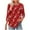 Red-Shirts, variant on Jsaierl Womens 3/4 Length Sleeve Tops Casual Crew Neck Shirts Dressy Graphic Petite Blouses Classic Cotton Tunic Top S-2XL