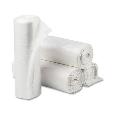 Inteplast Group Commercial Trash Bags, Perforated Roll, 10gal, 24 x 24, Natural, 1000/Carton