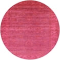 thumbnail image 1 of Ahgly Company Indoor Round Mid-Century Modern Red Oriental Area Rugs, 7' Round, 1 of 6
