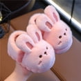thumbnail image 2 of Toddler Slippers Kids Girls Boys Memory Foam Comfy Homewear Warm Non Slippers Baby Shoes Pink 2.5 Years-3 Years, 2 of 3