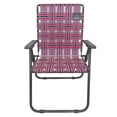thumbnail image 1 of Silla de camping MOUNTAIN SUMMIT GEAR, retro, palmeada, plegable, rojo/azul, 1 of 7