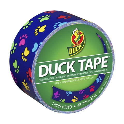L Multicolored Camouflage Duct Tape Duck 1.88 in W x 10 yd