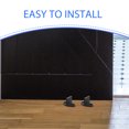 thumbnail image 3 of Raindrops 4 Pcs Anti Sway Barn Door Door Guide Black For Stable Operation Home Use, 3 of 7